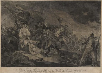 バンカーズヒルでの戦い、またはウォーレン将軍の死